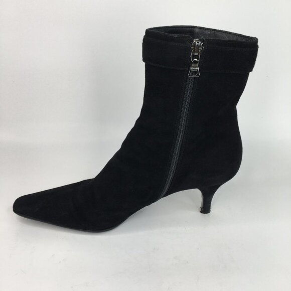 Prada black suede ankle boots Size 37 - Picture 8 of 16
